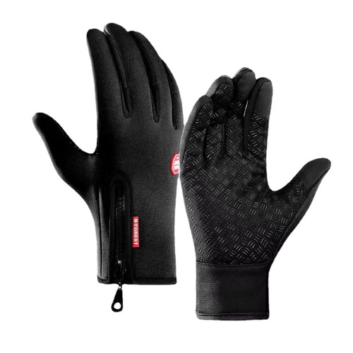 Autumn and winter men's and women's velvet warm touch-screen full-finger gloves, windproof and cold-resistant sports gloves, manufacturers supply one-piece drop shipping