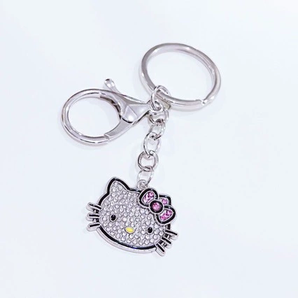 Hello kitty, strap, purse, retro cute pendant, keychain, 2 carat
