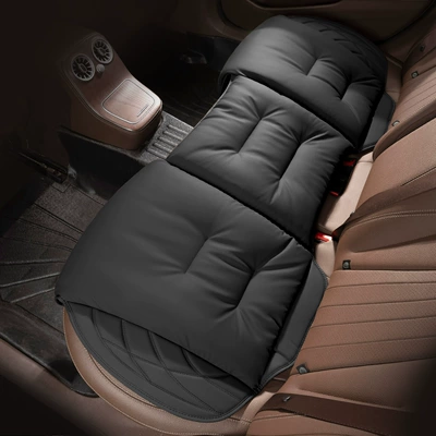 Seat cushion, seat cover – leather protection - s-model-anti-stain-leather-premium-black-rear-seat-cover