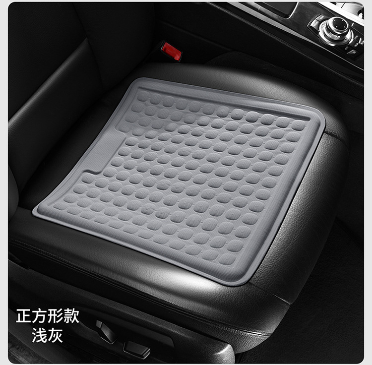 Breathable honeycomb silicone seat cushion for long-term sitting, egg-shaped car chair summer cushion, office gel cooling chair pad