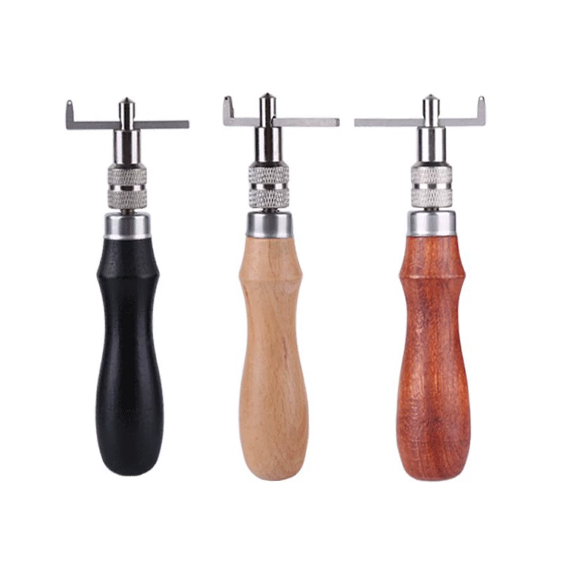 Stainless steel leather groover seven-in-one multi-function edge cutter edge press edger hand tool