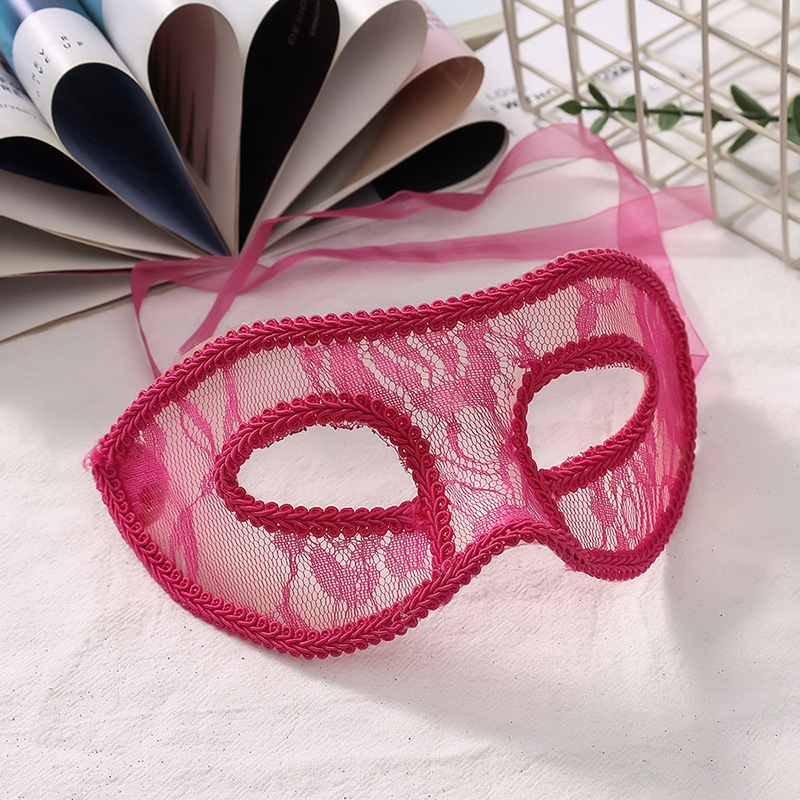 Máscaras de encaje transfronterizas de Halloween adorables máscaras translúcidas de fiesta de mascaras venecianas