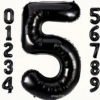 opp, 40", Чёрный, цифра 5