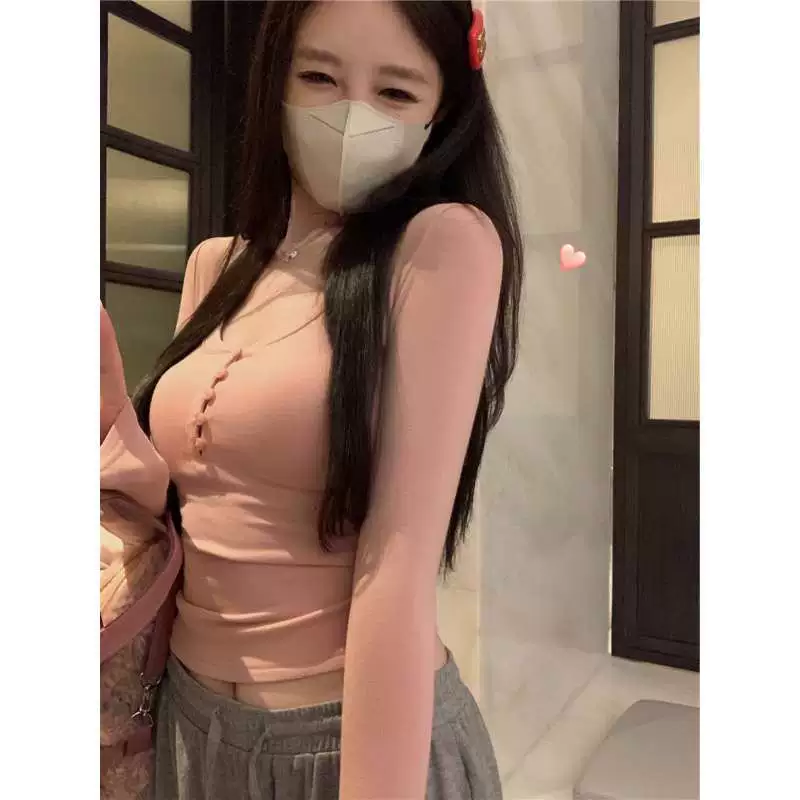 Autumn fitted base body-friendly short long-sleeve