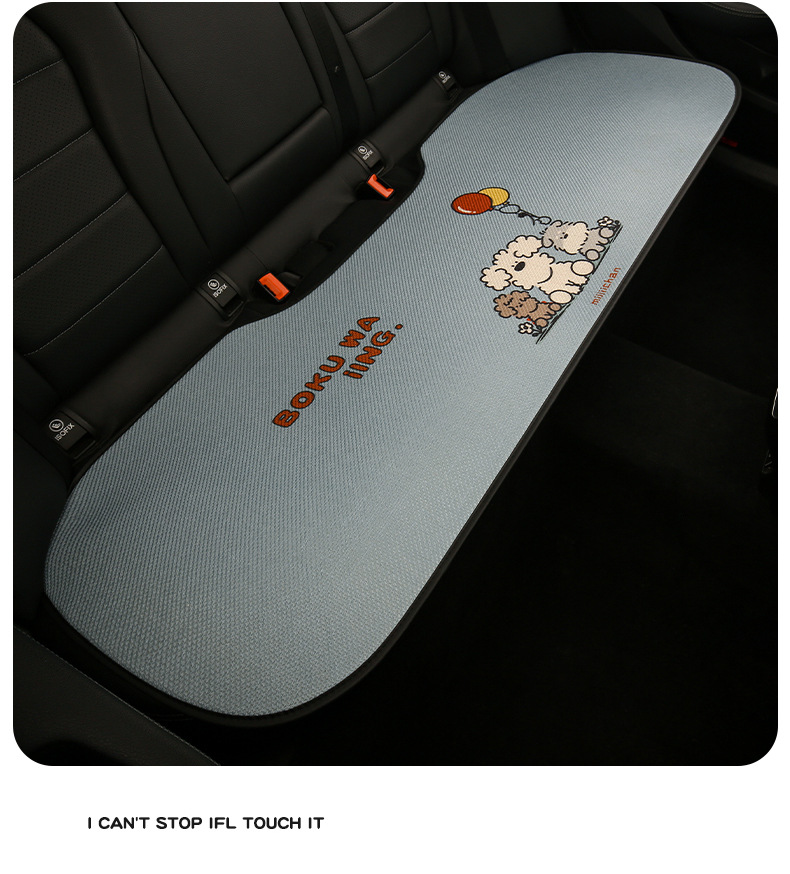 26 Types of Car Seat Cushions, Suitable for All Seasons, Cute Cartoon Design, Breathable and Comfortable for Women