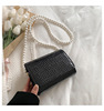 Fashionable trend shoulder bag, face blush, one-shoulder bag, chain, bag strap, Korean style, crocodile print, internet celebrity