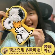 批发史努比可爱擦手巾卫生间挂式吸水毛巾卡通擦手帕洗手小方巾