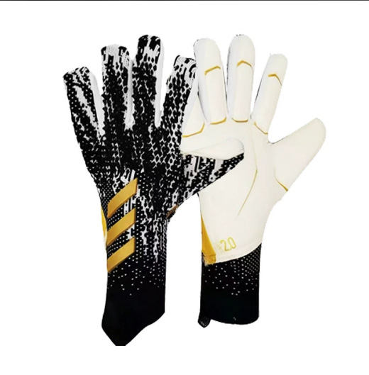 Guantes de juego de portero de fútbol Guantes de látex para adultos profesionales Guantes de goma de entrenamiento antideslizante resistente al desgaste Guantes de goma al por mayor