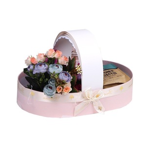Cradle Flower Box Moon Gift Box Newborn Baby Gift Box Full Moon One Year Old Gift Hundred Days Banquet Accompanying Gift Box