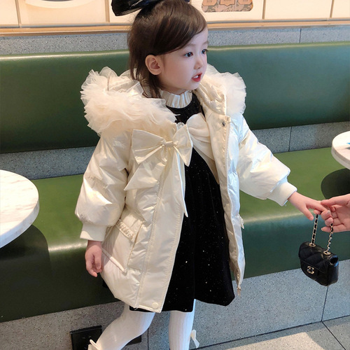 Little Girl Spring and Autumn Dress French Style Children's  New Black Baby Girl Spring Outfit Princess Dress