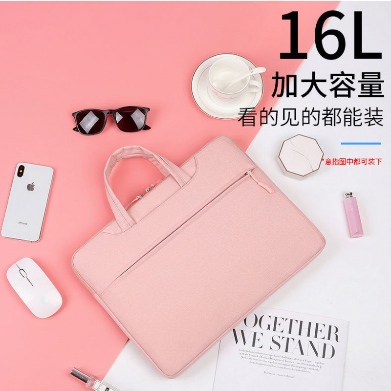 Student Notebook Portable Computer Bag 14inch Lenovo Niche 13.3inch Apple 15.6inch Satchel Lightweight and Fashionable