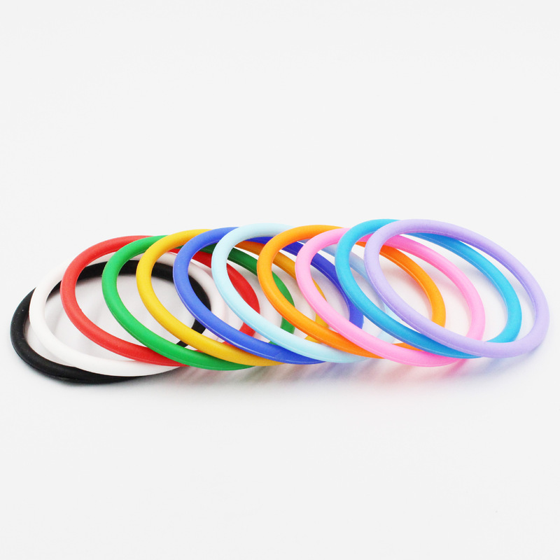 Large Round Bracelet Large Round Silicone Bracelet Round Bracelet Large O-Ring Bracelet Round Bracelet Keychain Bracelet