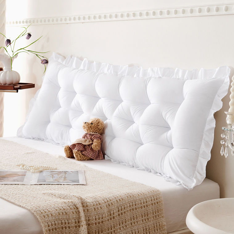 Cojín de cabecera dormitorio princesa ins almohada respaldo de cama tatami bolso suave sofá de dormitorio protección de cintura anticolisión
