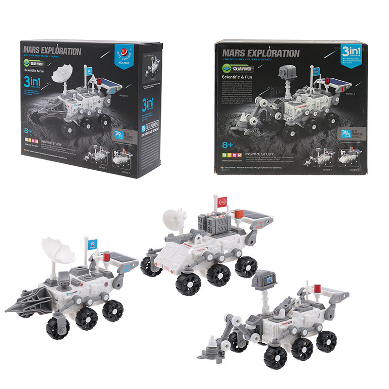 Transfronterizo montado dinosaurio juguetes solar Robot Educativo experimento científico madre niños y niñas Juguetes