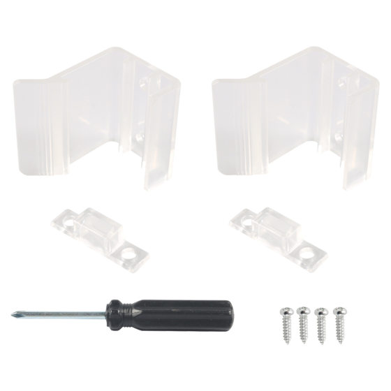 Cross-border RV accessories transparent handle door latch transparent color plastic sliding door latch hardware foreign trade supply