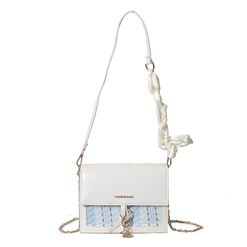 Bolsos de alta calidad para mujeres verano 2024 nueva moda cadena de moda brazo pequeño bolso cuadrado universal mochila de hombro