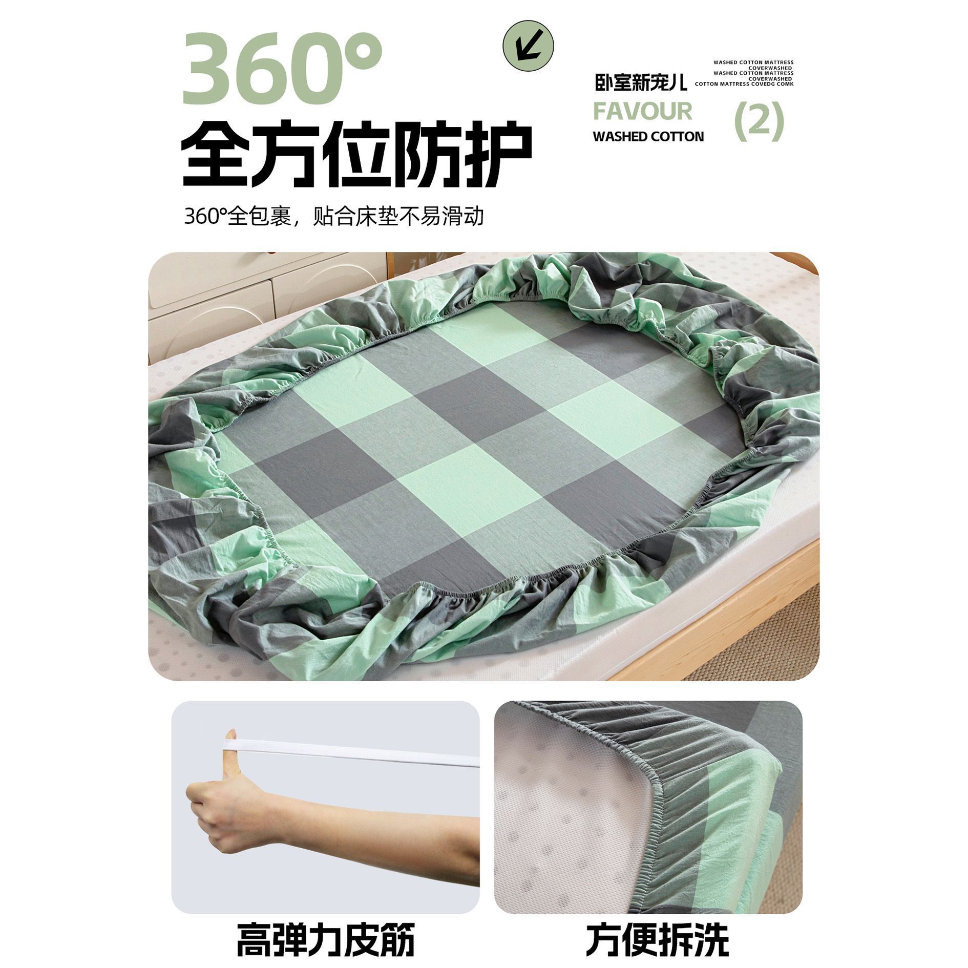 2025 nuevo dormitorio de estudiantes de algodón cama de algodón 90x190 cubierta de colchón cubierta de colchón