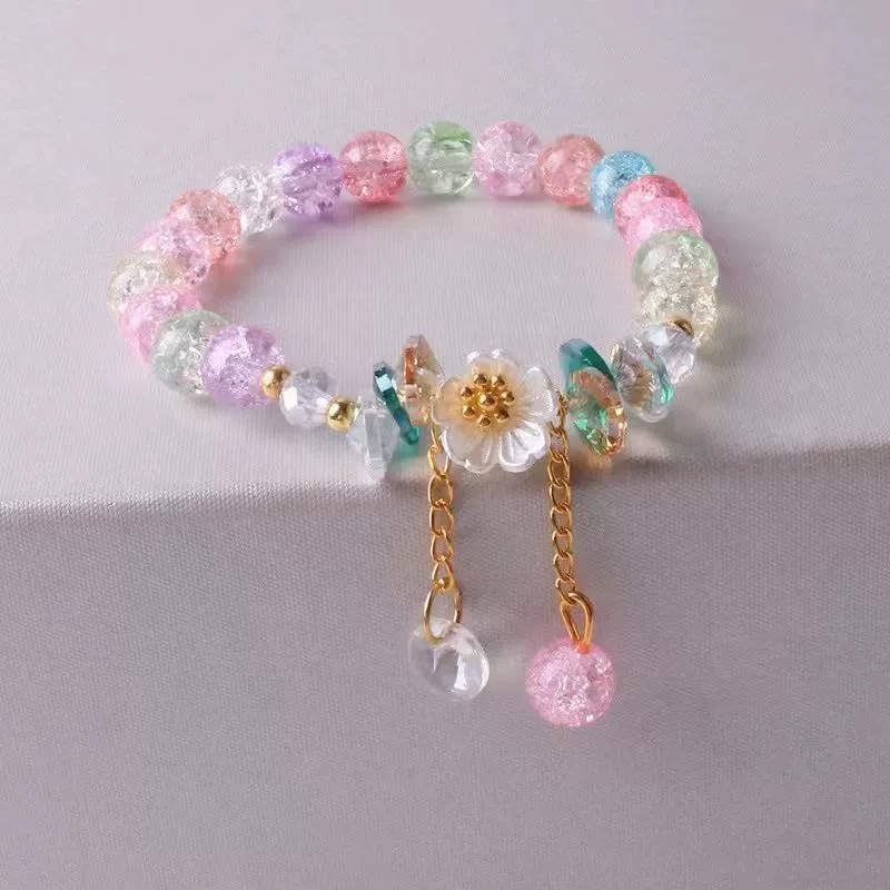 Summer children's beaded bracelet, beads solar-powered