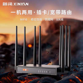 严选4G免安装路由器CPE家用宿舍WiFi6支持定制代理分销无线宽带