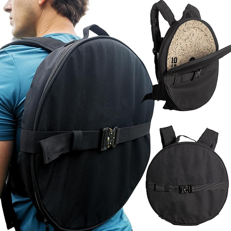 Outdoor Fitness Weight-Bearing Board Backpack, Barbell Plate Storage Backpack, Training Weight Backpack