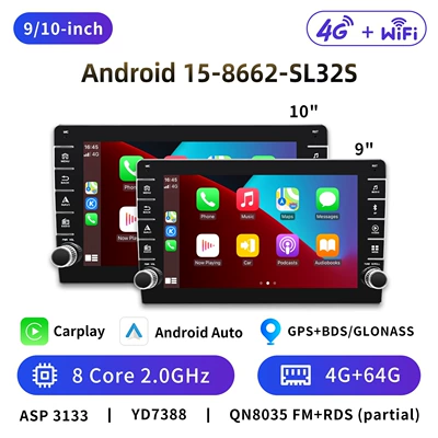 adapter universal host, DVD Navigation - 8662-android-15-4g64g-9inch