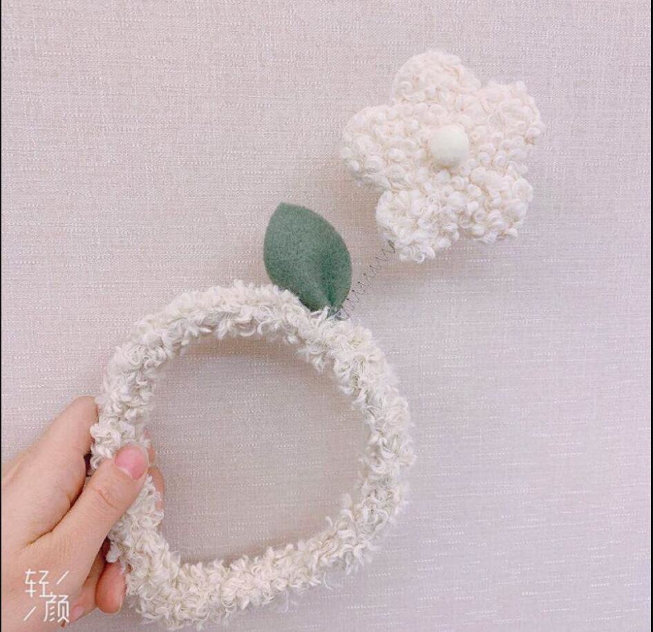 Celebridad online estilo coreano lindo tridimensional fresa diadema banda para el cabello diadema lavado facial maquillaje presión banda para el cabello tocado