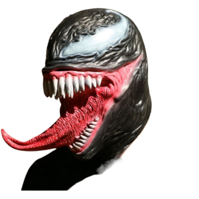 Vengadores héroe de Spider-Man máscara de la muerte casco máscara de Halloween máscara de la cabeza cubierta veneno Horror