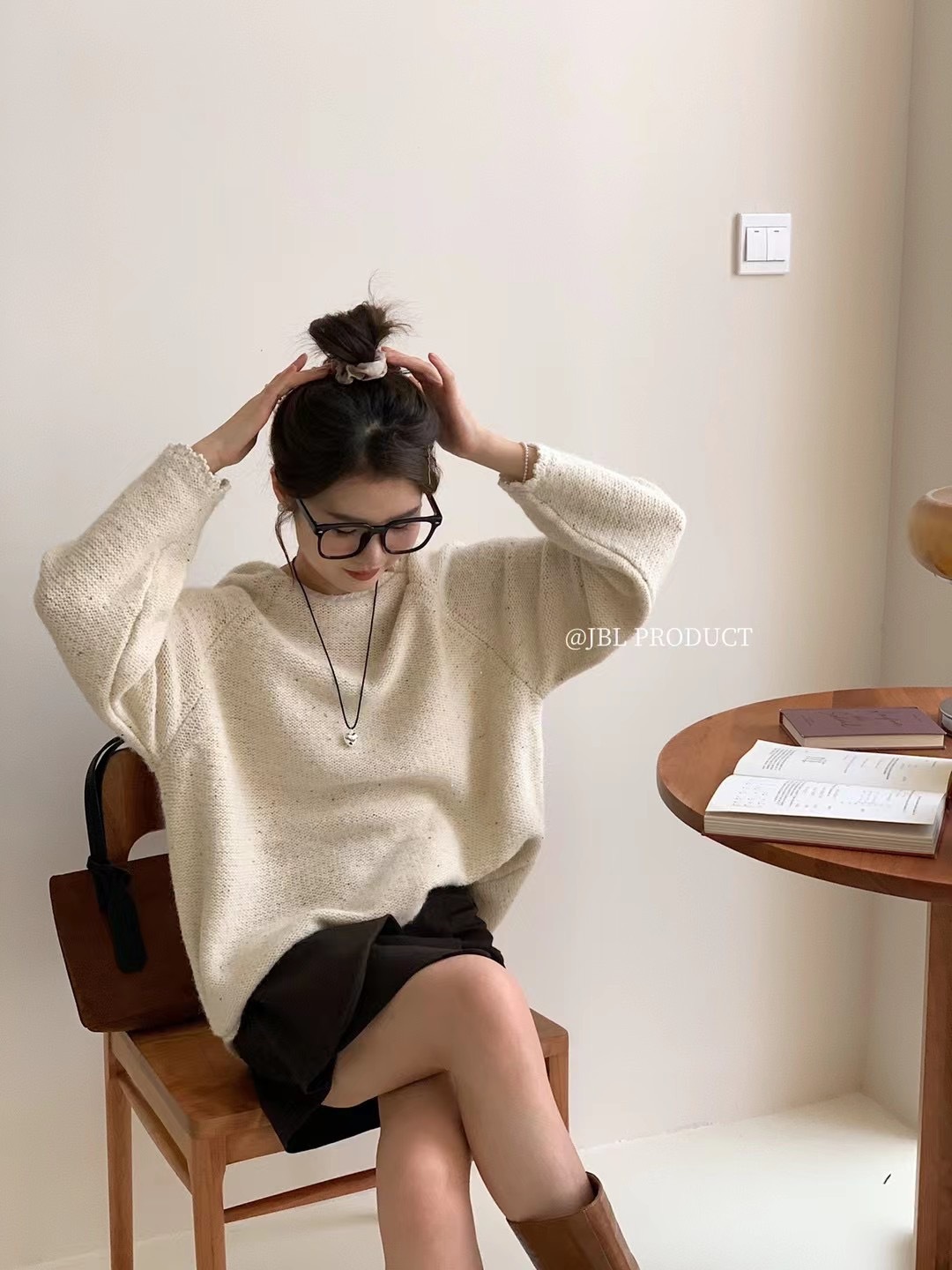 C3494 820K ÁO LEN NỮ DANTYHO ÁO LEN MÙA XUÂN THU ĐÔNG HỌA TIẾT HOA THỜI TRANG NỮ G03 SẢN PHẨM MỚI
