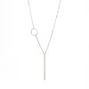 Fashionable long metal accessory, pendant, necklace, European style, simple and elegant design
