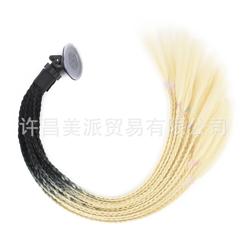 Casco sucio trenza casco decoración casco accesorios eres hambriento Meituan llevar jinete trenza