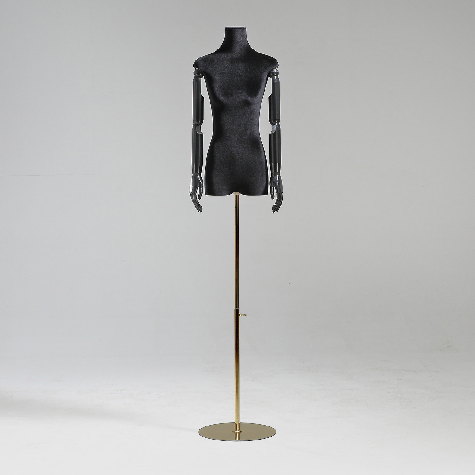 Modelo de tienda de ropa estante de exhibición de terciopelo pecho plano cuerpo plano ropa de mujer modelo de busto accesorios ventana estante modelo de plataforma image 35