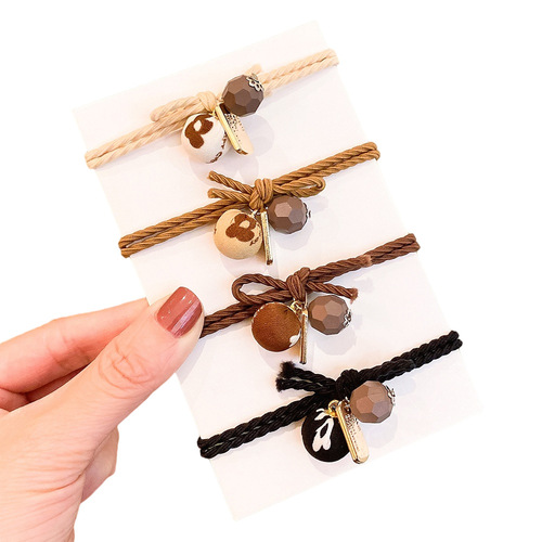 Korean style hair tie hair tie, elegant and simple hair rope, high elastic elastic band, girls' jewelry, hair accessories and headwear wholesale