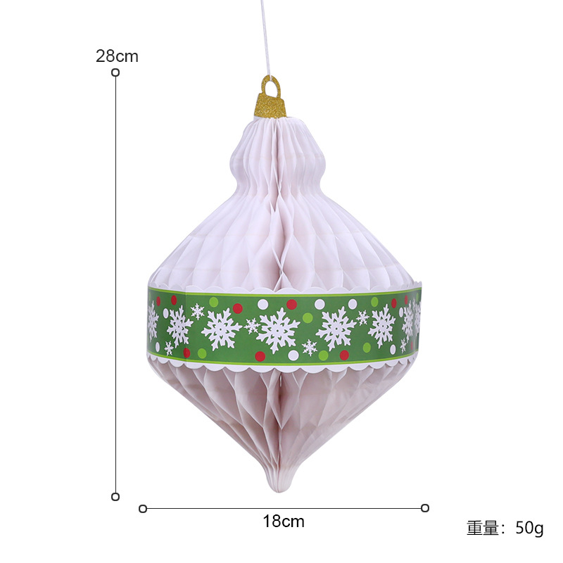 Bola de nido de abeja blanca de gran lavanda