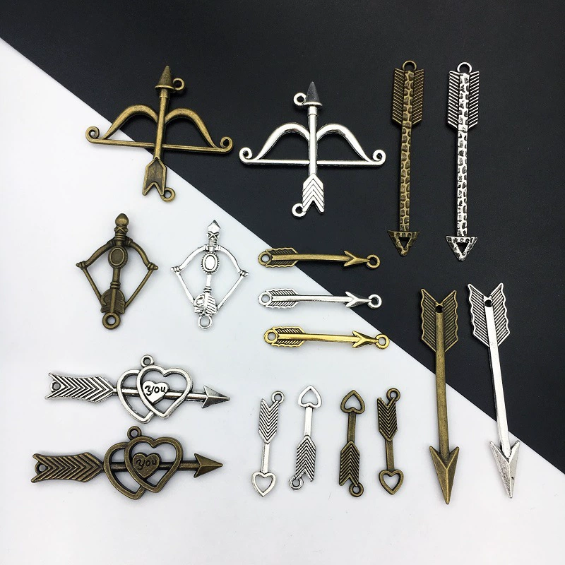 Персонализированные серьги ручной работы «сделай сам», стрелка Kewpie's, джентльменская брошь, материал, металлические ювелирные аксессуары