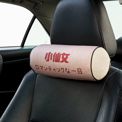 Headrest: neck pillow back cushion - cylindrical-headrest-fairy-single