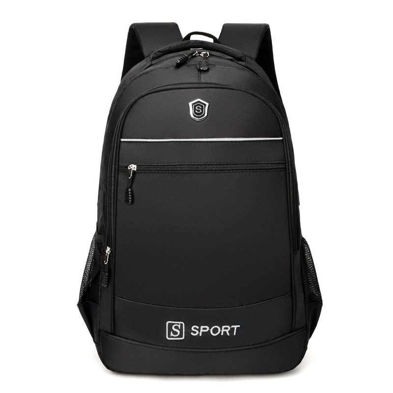 Bolso de computadora de negocios simple casual para hombres, mochila de viaje al aire libre de gran capacidad, mochila de moda para estudiantes de secundaria