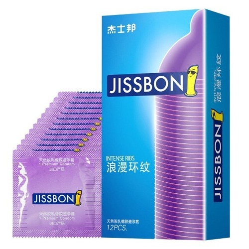 Jissbon Sixth Sense Condom Safety Net Delay Hotel Condom Adult Products Love Toys Sex Toys Wholesale