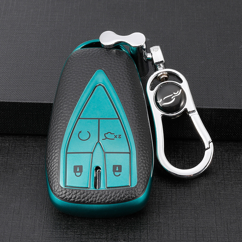 Adecuado para Chang'an Auchan X5 clave caso Auchan X7/x7EV coche clave caso hebilla de control remoto de protección Shell