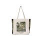 British Museum peripheral Van Gogh wheat field canvas bag women's large capacity retro one-shoulder zipper canvas bag