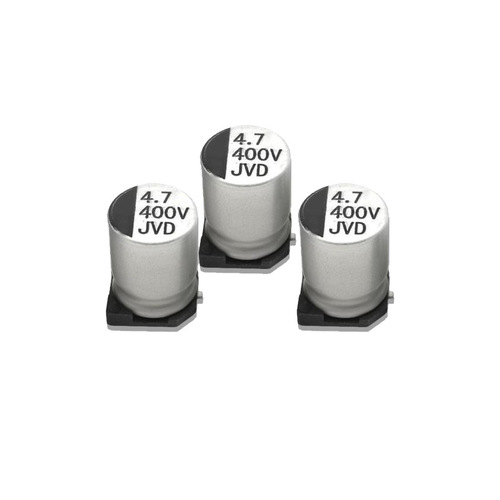 High-voltage electrolytic capacitor JVD 400V 4.7UF 8*10.5 Aluminum Shell SMD Aluminum Electrolytic Capacitor