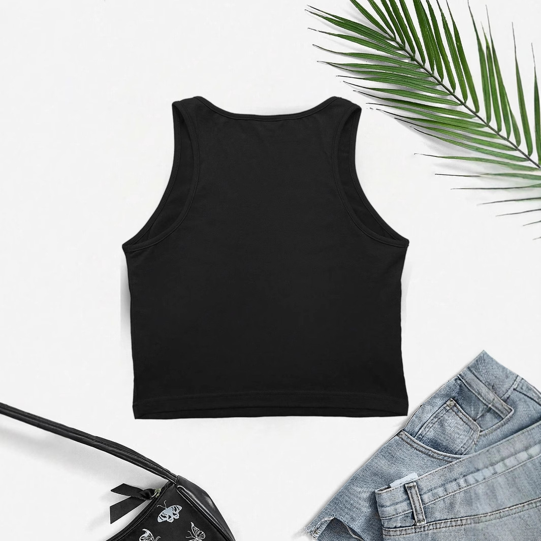 Brazilian Flag Print Crop Top - Stretchy Polyester, Short Sleeve, Bodycon Fit For Women, Summer Casual & Streetwear (Customizable, S/M/L/XL)_ecoleips.com