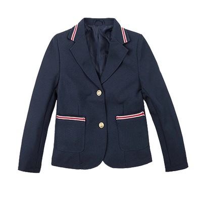 Blainiandi School Uniforms for Boys and Girls Navy Blue Children's Blazer Crimson Red Suit Jacket for Older Children 13Z104