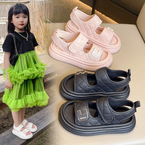 Children's Shoes Sports Sandals 2025 Summer Girl Big Kid Soft Sole Beach Sandals for Boys
