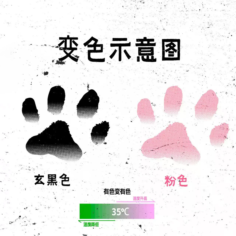 Temperature-Sensitive Cat Paw Tattoo Stickers in Stock, Waterproof, Sweat-Proof, Long-Lasting, Cute, Girly, Popular Internet Sensation, Wholesale Temperature-Sensitive Cat Paw Tattoo Stickers in Stock, Waterproof, Sweat-Proof, Long-Lasting, Cute, Girly, Popular Internet Sensation, Wholesale