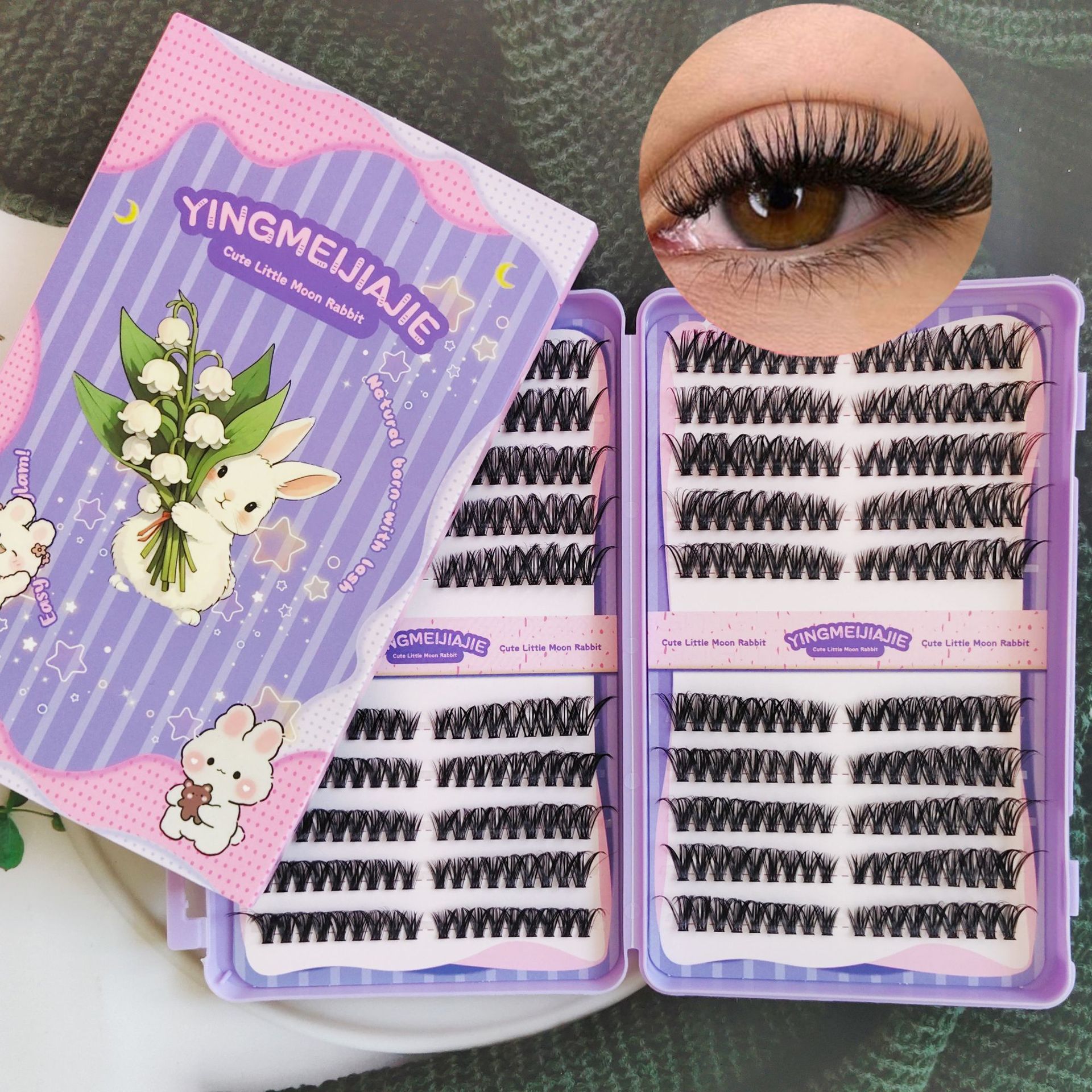 Las pestañas falsas transfronterizas, libras de pestañas, pestañas falsas sin pegamento, pestañas falsas sin pegamento, pestañas falsas de gran capacidad, pestañas falsas segmentales inteligentes, pestañas falsas sin pegamento, pestañas falsas sin pegamento