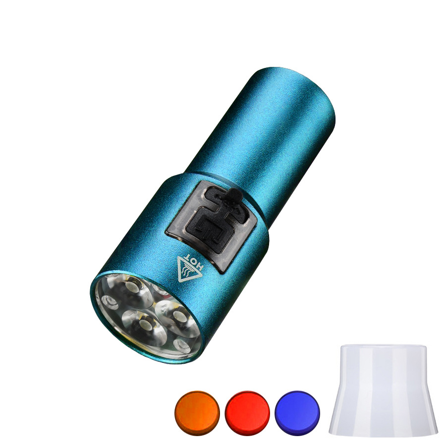 Lintera de luz de alta intensidad al aire libre compacta y portátil de larga duración zoom atenuación superbrillante iluminación de linterna led