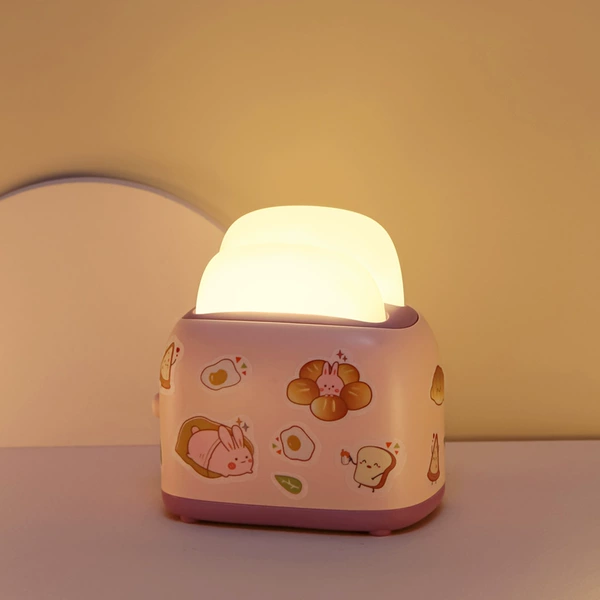 Pink bread machine night light