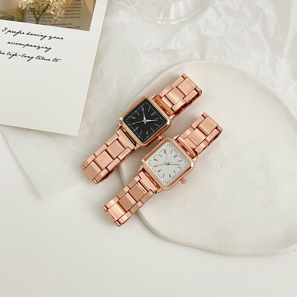Casual Solid Color Jewelry Buckle Quartz Women's Watches display picture 5