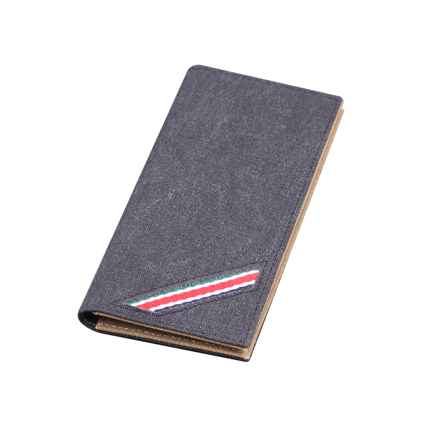 Canvas larga cartera de hombre simple cartera de hombre cartera delgada transfronteriza cartera de hombres cartera de mujeres
