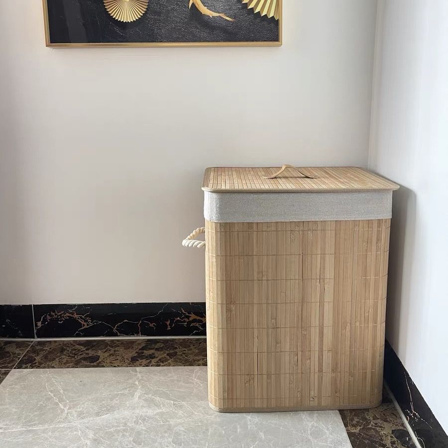 Dirty Clothes Basket, Dirty Clothes Basket, Rattan Basket, Pastoral Storage Box, Laundry Basket, Dirty Clothes Basket, Storage with Lid, Portable Snacks